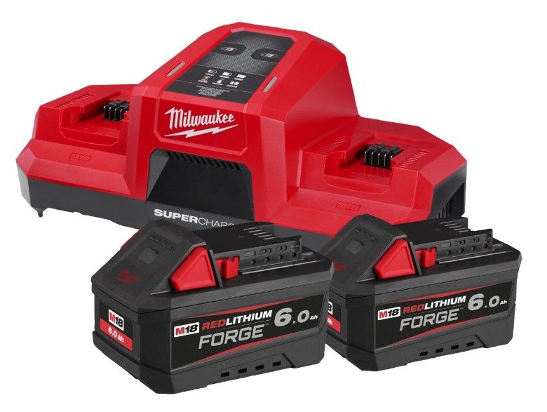 Milwaukee M18 FORGENRG-602DBSC M18™ FORGE akkumulátor és töltő készlet termék fő termékképe
