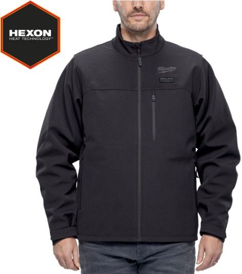 Milwaukee M12 HJBL6-0 Fűthető kabát - HEXON - Fekete (akku és töltő nélkül) termék fő termékképe