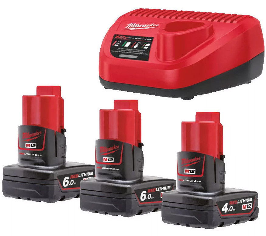 Milwaukee M12 NRG01-643 OPE akkumulátor és töltő szett termék fő termékképe