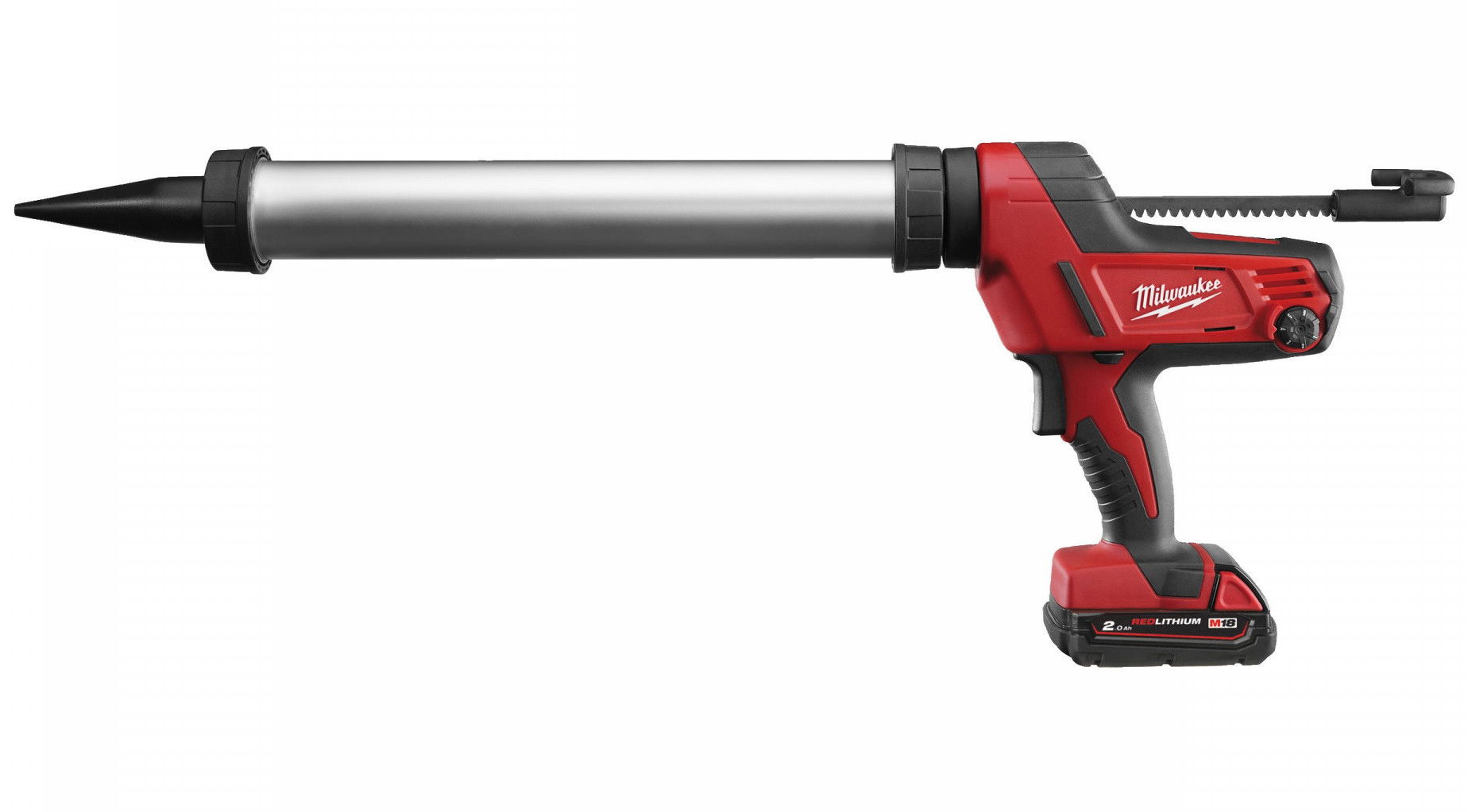 Milwaukee C18 PCG/600A-201B akkus Heavy Duty tömítőanyag- és ragasztópisztoly (1 x 2.0 Ah Li-ion akkuval) termék fő termékképe