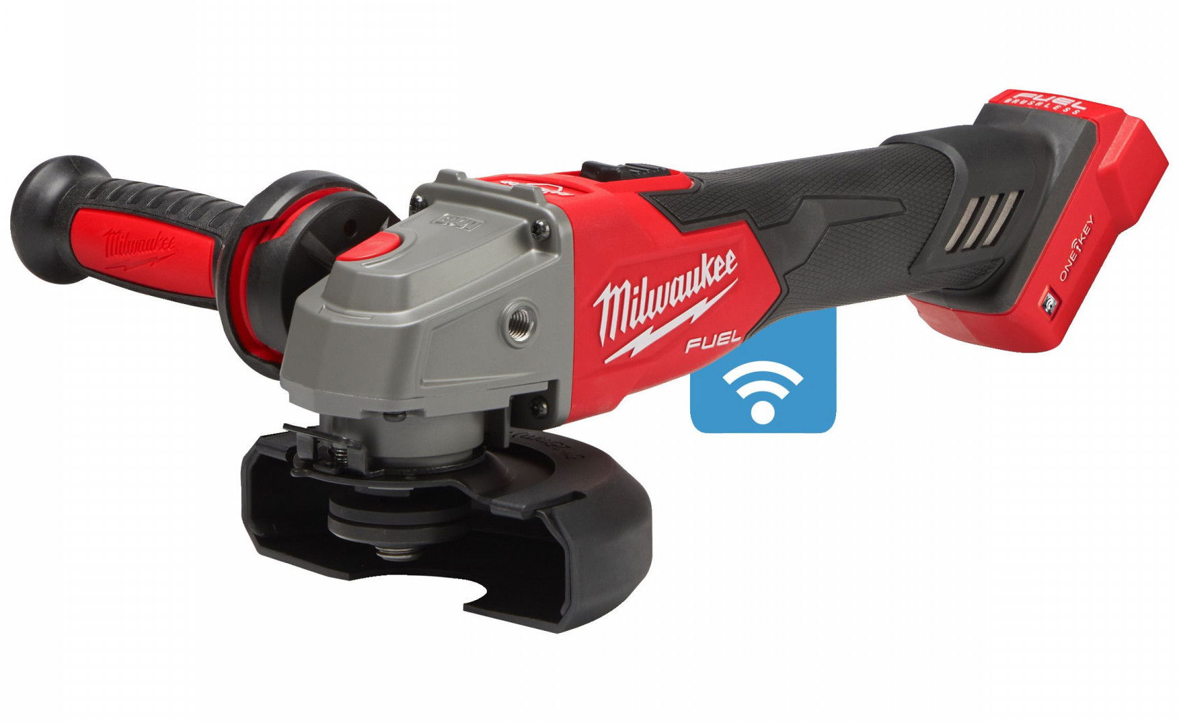 Milwaukee M18 ONEFSAG125XB-0X akkus ONE-KEY™ FUEL™ RAPIDSTOP™ szénkefe nélküli sarokcsiszoló (akku és töltő nélkül) (PROMO) termék fő termékképe