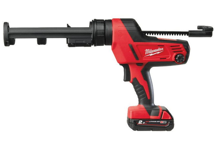 Milwaukee C18 PCG/310C-201B akkus Heavy Duty tömítőanyag- és ragasztópisztoly (1 x 2.0 Ah Li-ion akkuval) termék fő termékképe