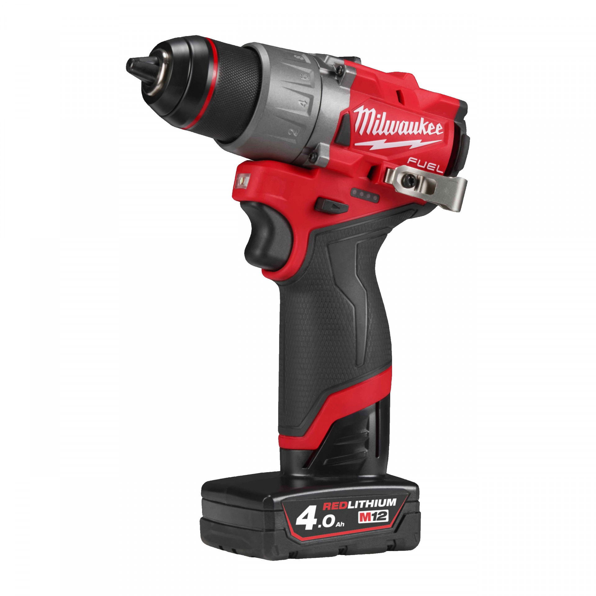 Milwaukee M12 FDD2-402X FUEL™ akkus fúró-csavarozó (2 x 4.0 Ah Li-ion akkuval, Heavy Duty kofferben) termék fő termékképe