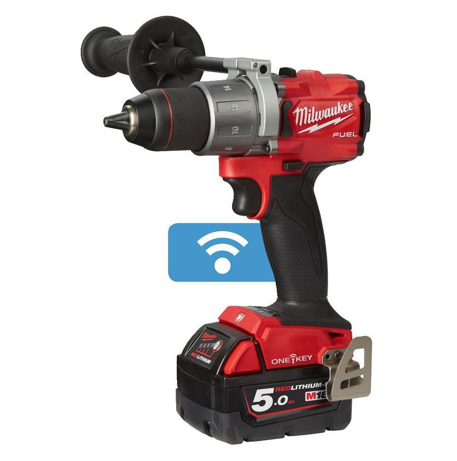 Milwaukee M18 ONEDD2-502X akkus ONE-KEY™ FUEL™ szénkefe nélküli fúró-csavarozó (2 x 5.0 Ah Li-ion akkuval) termék fő termékképe