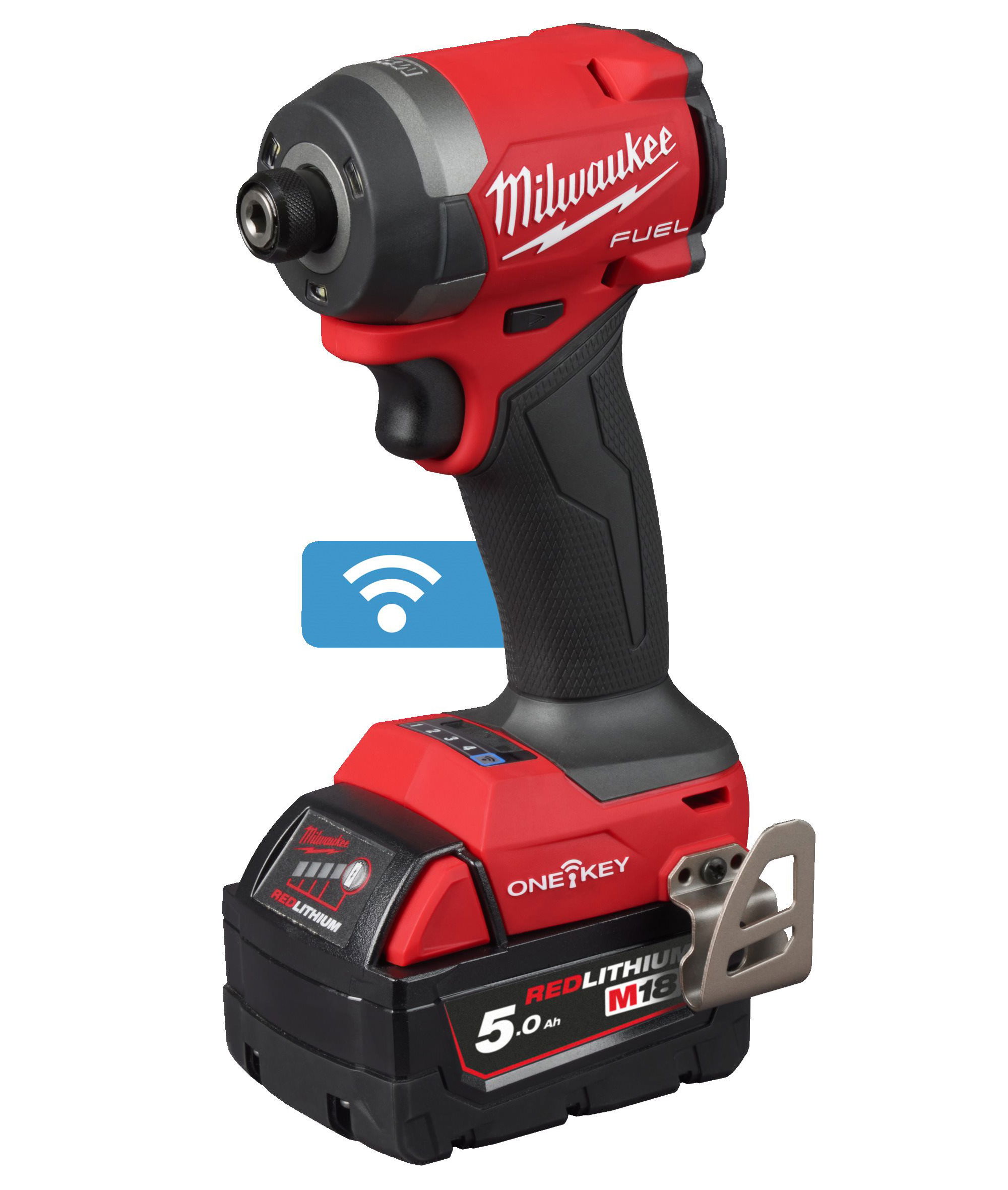Milwaukee M18 ONEID3-502X akkus ONE-KEY™ FUEL™ ütvecsavarozó (2 x 5.0 Ah Li-ion akkuval, Heavy Duty kofferben) (PROMO) termék fő termékképe
