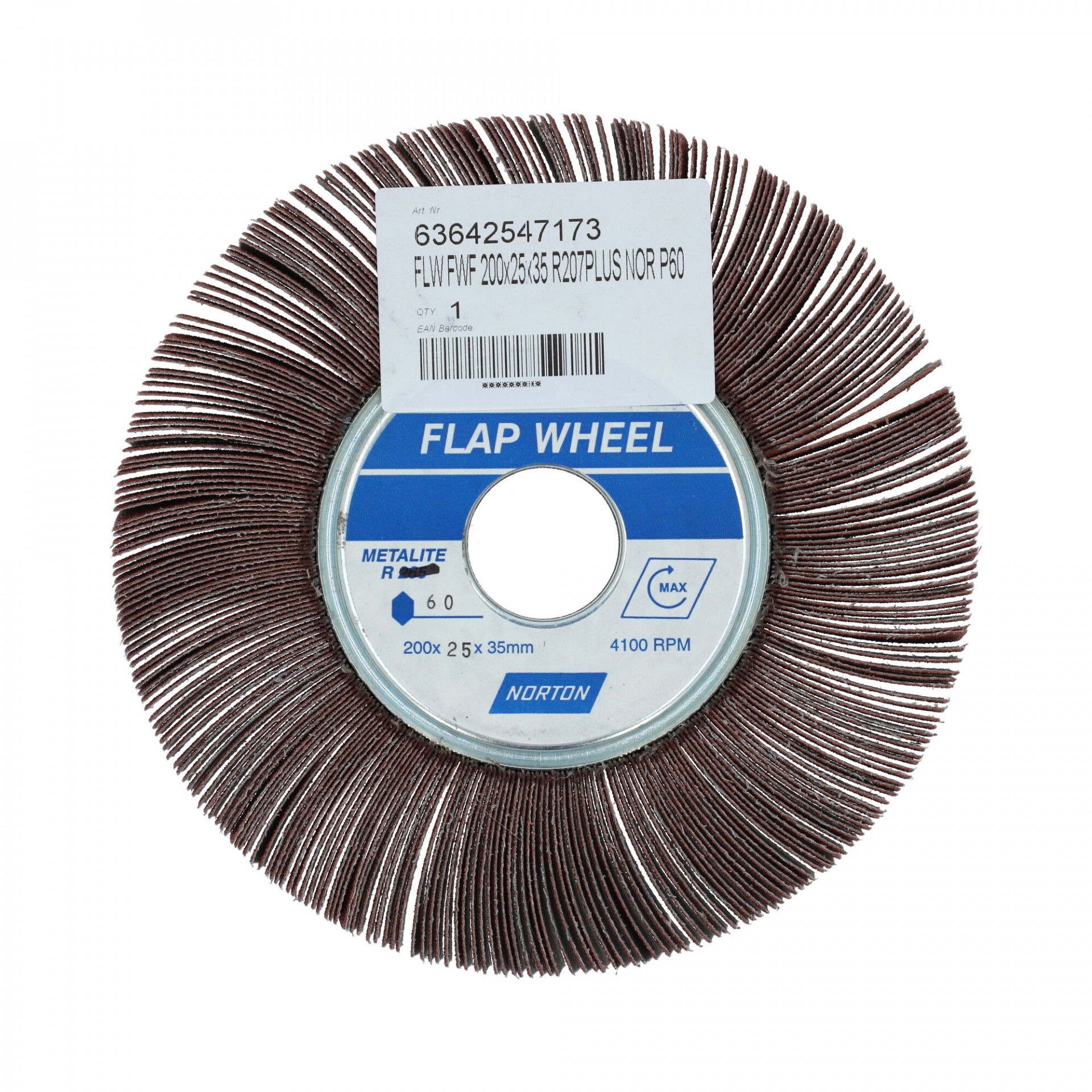 Norton R207Plus szaturnusz lamellás csiszolókorong Ø200x25x35mm P60 termék fő termékképe