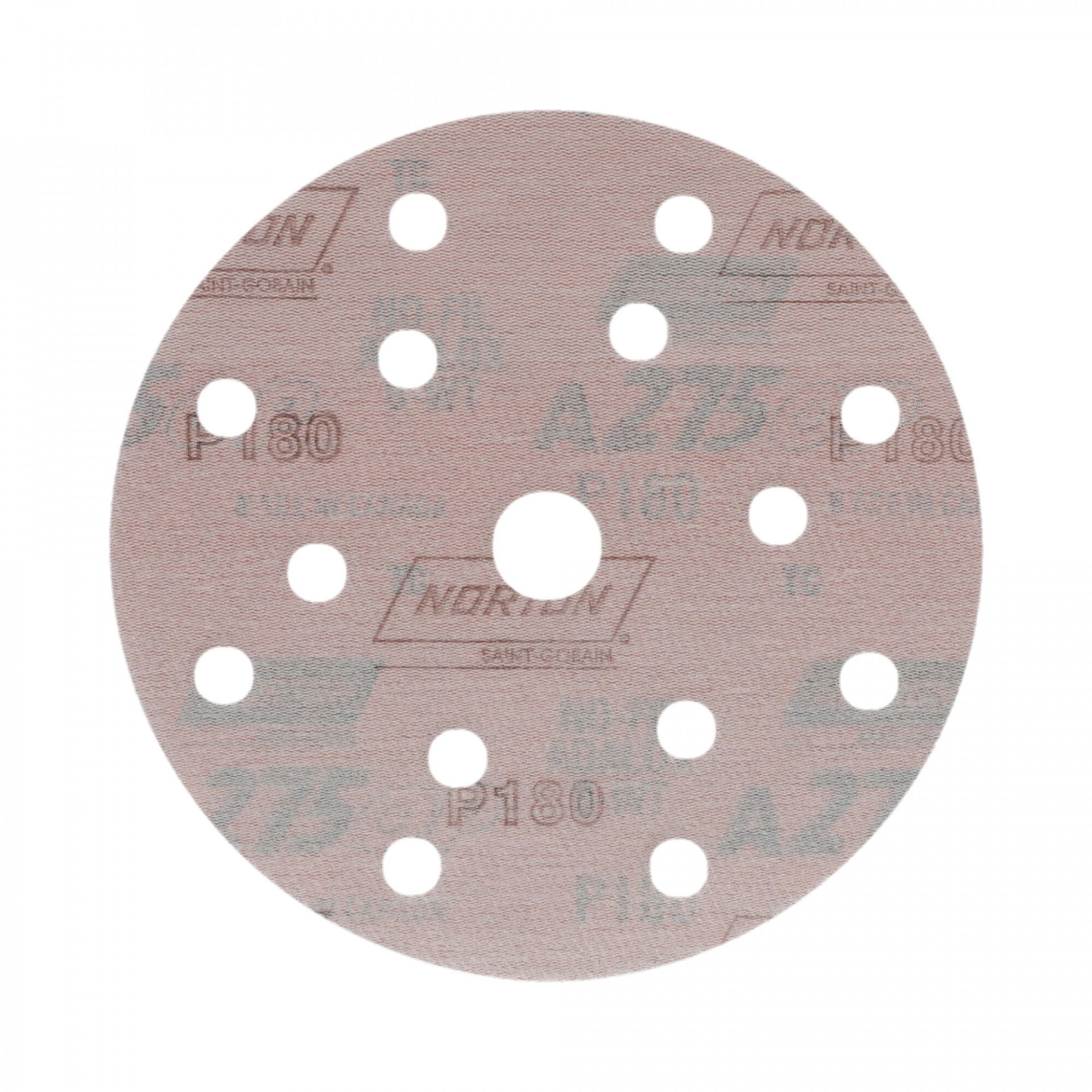 Norton Pro A275 csiszolókorong Ø150 mm 14+1 Lyukas P180, 100 db/csomag termék fő termékképe