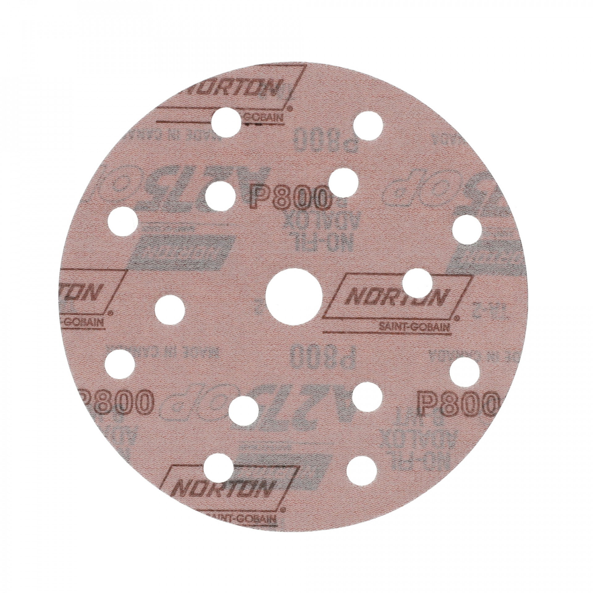 Norton Pro A275 csiszolókorong Ø150 mm 14+1 Lyukas P800, 100 db/csomag termék fő termékképe