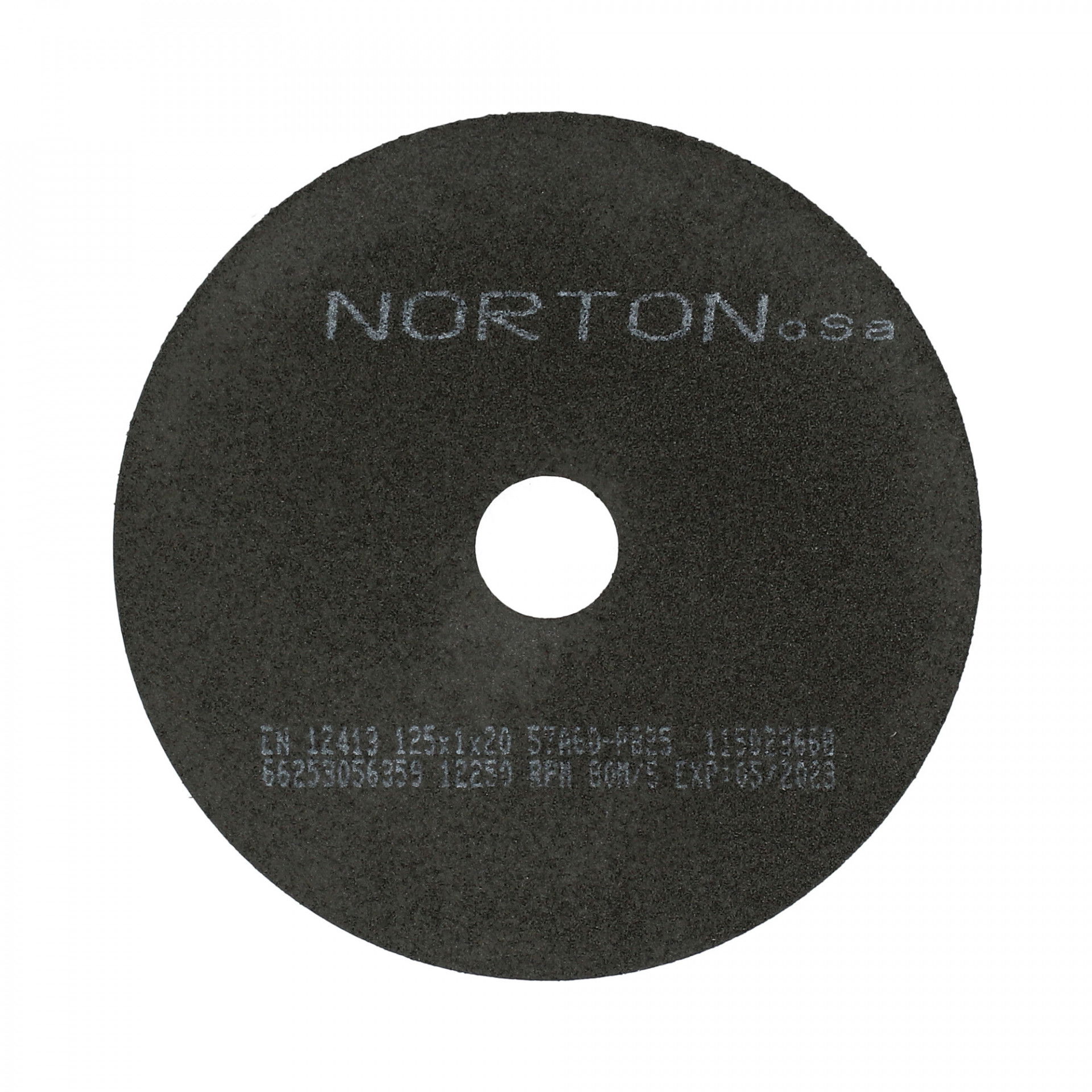 Norton Preciziós gépipari erősítés nélküli vágókorong 125x1x20 mm 57A 60 P B25, 25 db/csomag termék fő termékképe