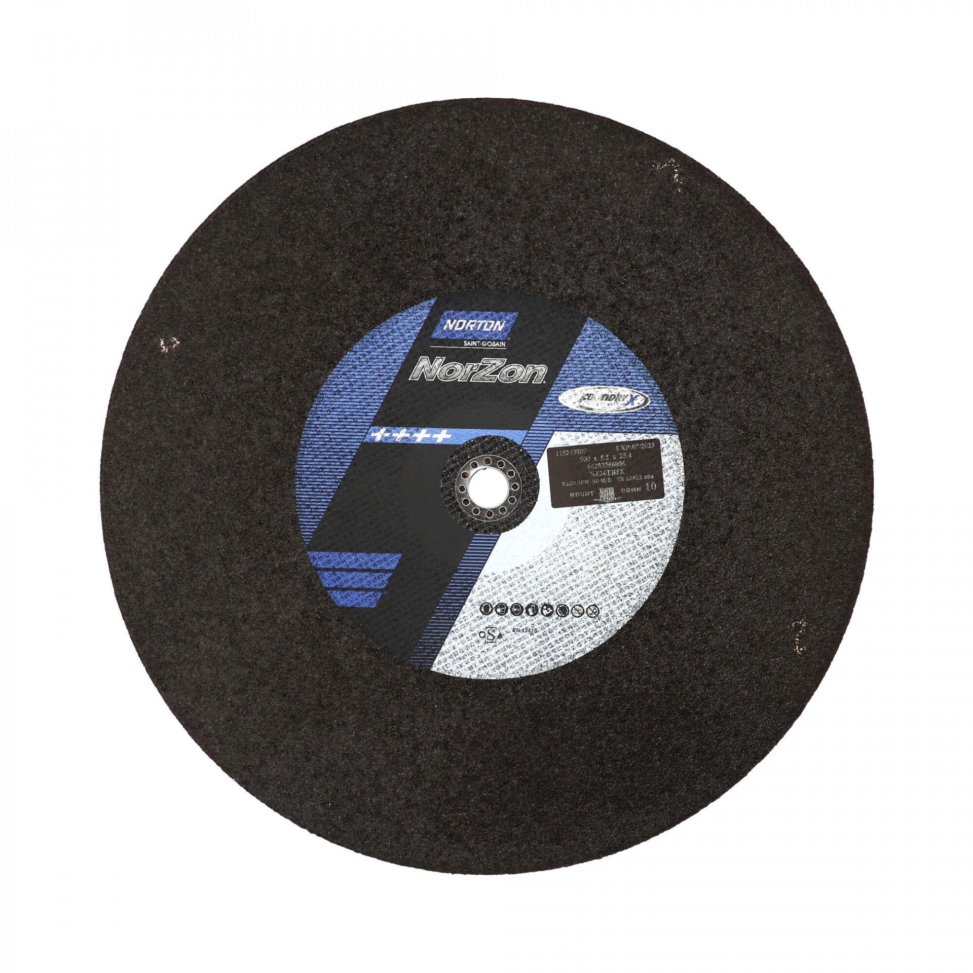 Norton Foundry-X Preciziós gépipari erősített vágókorong 500x4x25,4 mm NZ24 T BX, 3 db/csomag termék fő termékképe