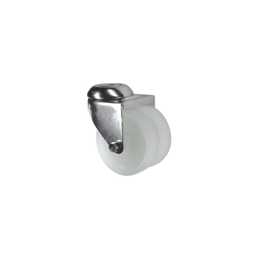 BOLYGÓ TÍPUS CSAPSZEGFURATTAL DUPLAKEREKES  50MM POLIPROPILÉN termék fő termékképe