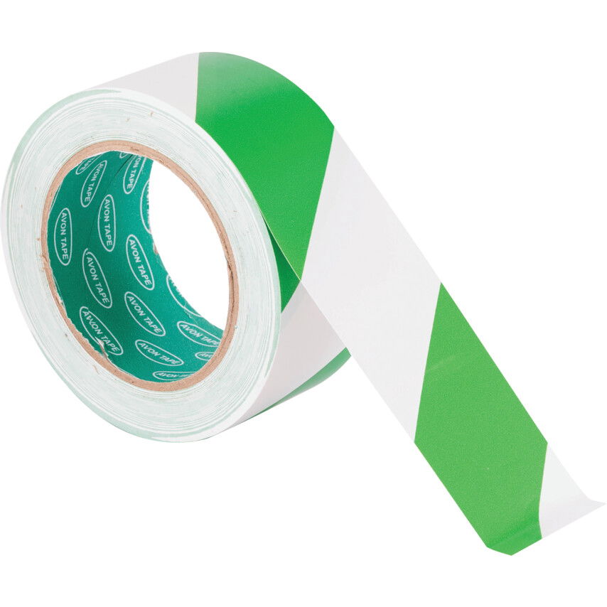 50MM ZÖLD/FEHÉR FIGYELMEZTETŐ SZALAG termék fő termékképe