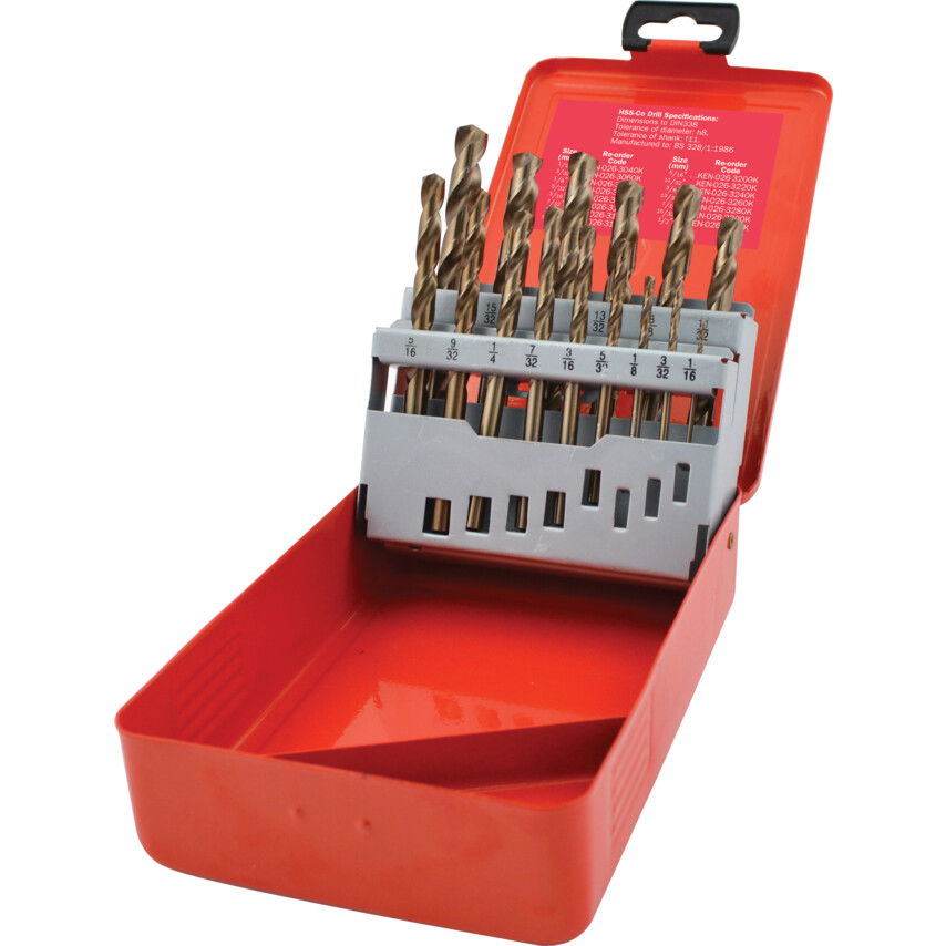 15 DB-OS KÉSZLET 1/16"-1/2" X 1/32" KOBALT termék fő termékképe
