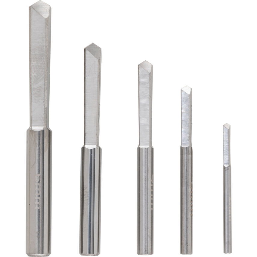 SD23456 2-6MM TÖMÖR KEMÉNYFÉM TÖRTCSAVAR FÚRÓ (5 DB-OS KLT) termék fő termékképe