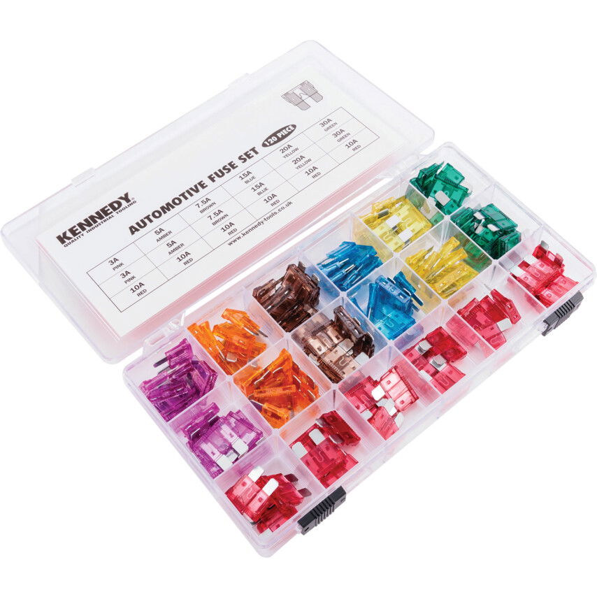 AUTOMOTIVE FUSE ASSORTMENT SET ZINC 120-PCE termék fő termékképe