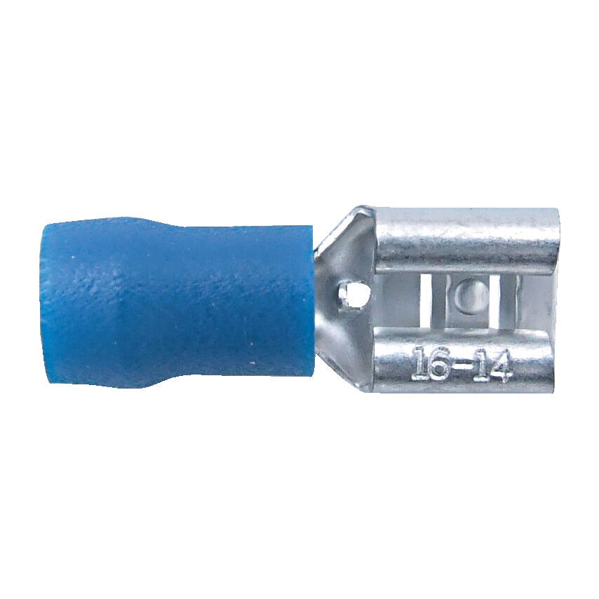 6.30MM KÁBELSARU LAPOS 'ANYA' CSATLAKOZÓVAL KÉK (100 DB/CS) termék fő termékképe