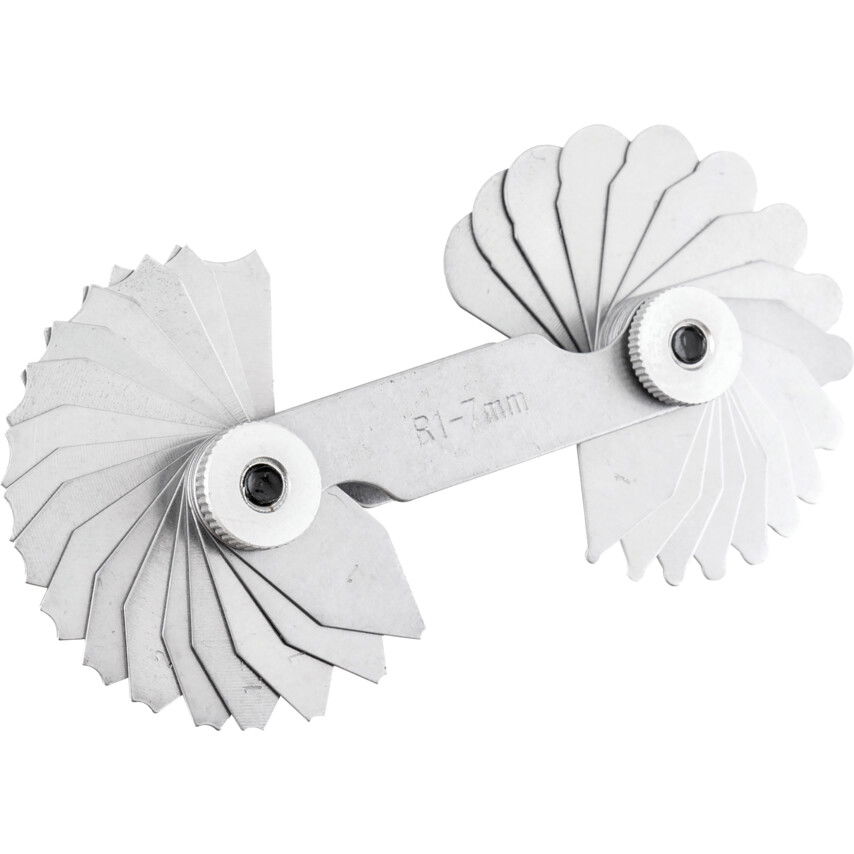 34 PENGÉS RÁDIUSZSABLON 1.0-7.0MM termék fő termékképe