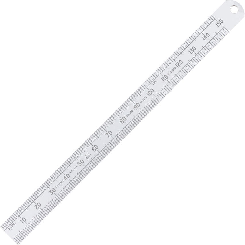 150MM/6" FLEXIBILIS ROZSDAMENTES VONALZÓ LEKEREKÍTETT VÉGGEL termék fő termékképe