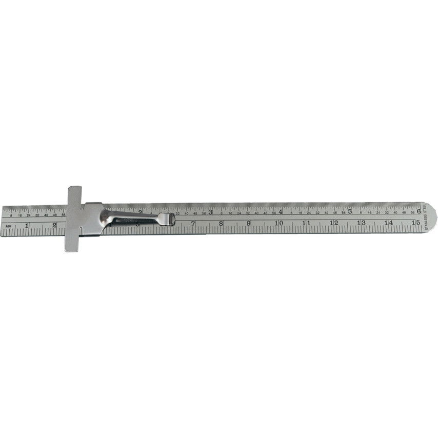 150MM/6" ACÉLVONALZÓ ZSEBAKASZTÓVAL termék fő termékképe
