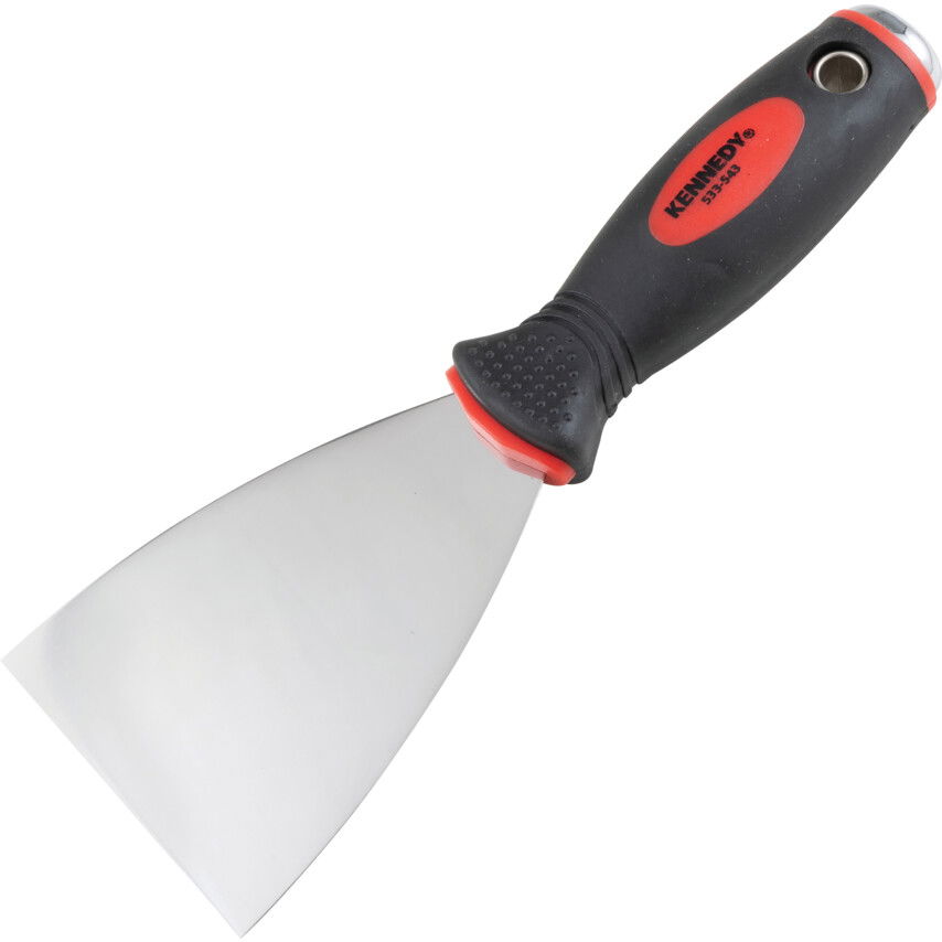 3" KÉNYELMES FOGÁSÚ KAPARÓSPATULA (SZEGECSELT NYÉLLEL) termék fő termékképe