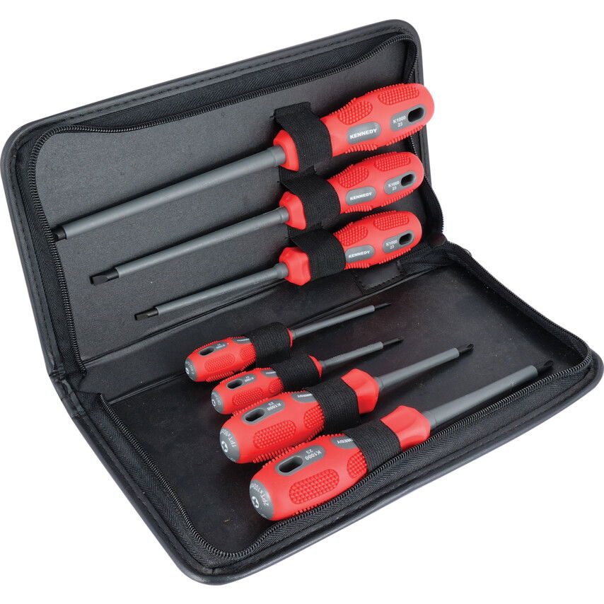 7 DB-OS SZIGETELT VDE DUAL GRIP CSAVARHÚZÓ KÉSZLET termék fő termékképe