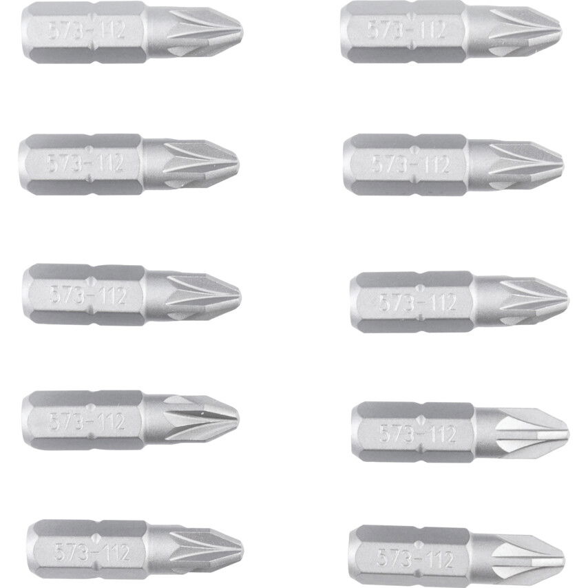 NO.2 POZIDRIV CSAVARHÚZÓ BIT 1/4" HATSZÖG ILLESZTÉSSEL (10 DB/CS) termék fő termékképe