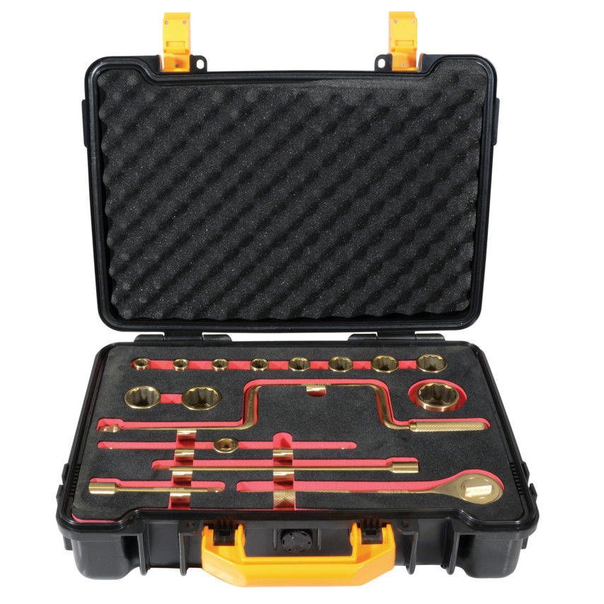 SZIKRAMENTES DUGÓKULCS KÉSZLET 1/2" MEGHAJTÓVAL 16 DB-OS termék fő termékképe