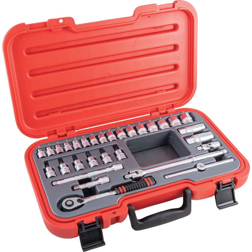METRIKUS DUGÓKULCS KÉSZLET 3/8" MEGHAJTÓVAL 30 DB-OS termék fő termékképe