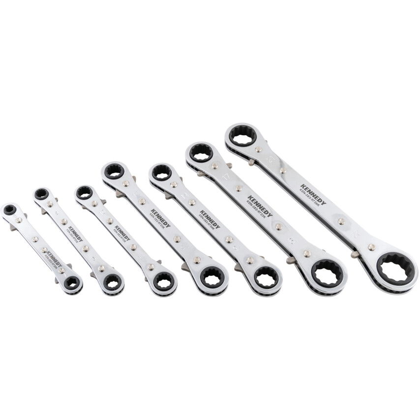 6-22MM EGYENES RACSNIS CSILLAGKULCS KÉSZLET (7 DB-OS) termék fő termékképe