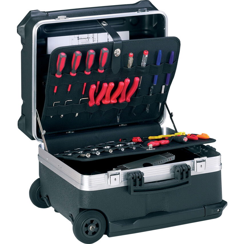 NAGY KAPACITÁSÚ HPDE-SZERSZÁMOSTÁSKA TSA-ZÁRRAL termék fő termékképe