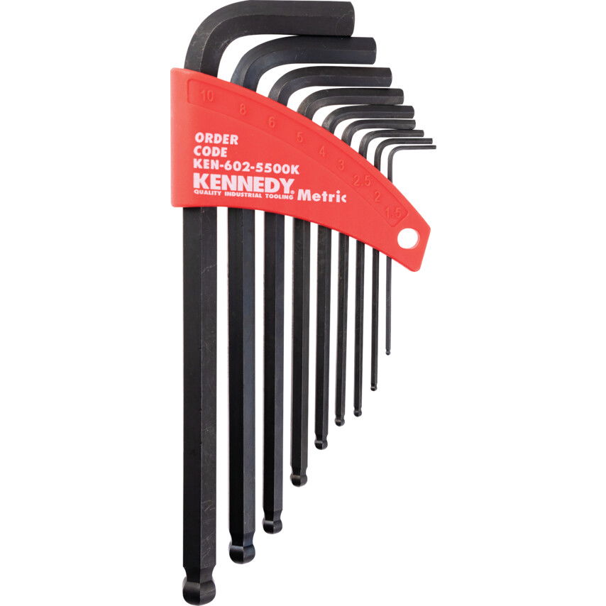 METRIKUS GÖMBVÉGŰ HATSZÖGKULCS KÉSZLET (9 DB-OS) termék fő termékképe
