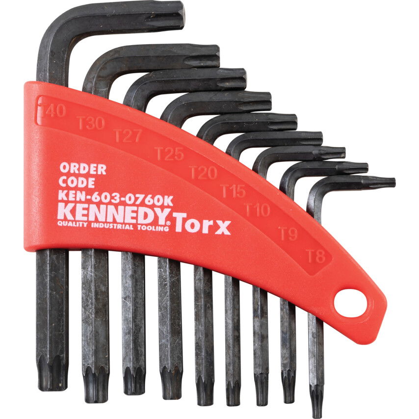 TORX KULCS KÉSZLET MŰA. TÁROLÓ TOKBAN (9 DB-OS) termék fő termékképe