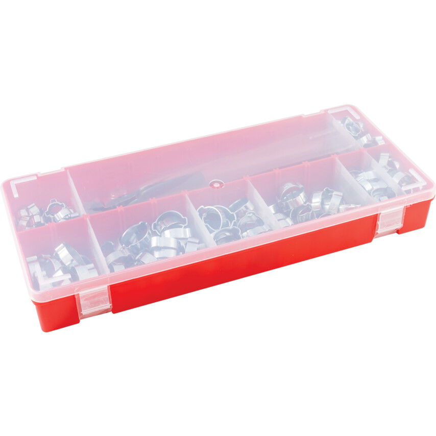 VEGYES KÉSZLET O BILINCS - KÉTFÜLES KIALAKÍTÁS (HEGESZTŐ TÖMLŐ BILINCS) 165DB-OS + FOGÓ termék fő termékképe