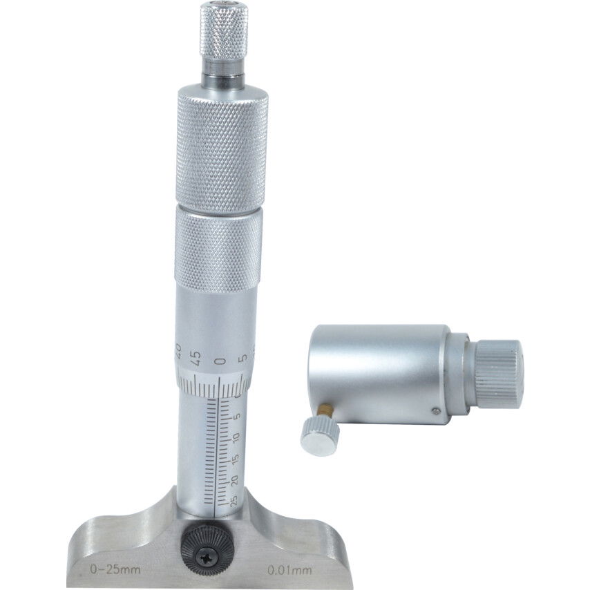 0-25MM MÉLYSÉGMÉRŐ MIKROMÉTER RÖGZÍTETT RÚDDAL termék fő termékképe
