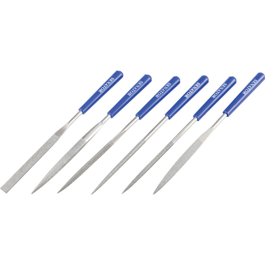 16CM 150 GYÉMÁNT TŰRESZELŐ KÉSZLET (6 DB-OS) termék fő termékképe