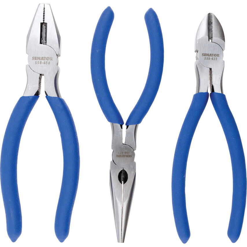 160MM KRÓM VANÁDIUM, SELYEMFÉNYŰ FOGÓKÉSZLET, 3 DARABOS termék fő termékképe