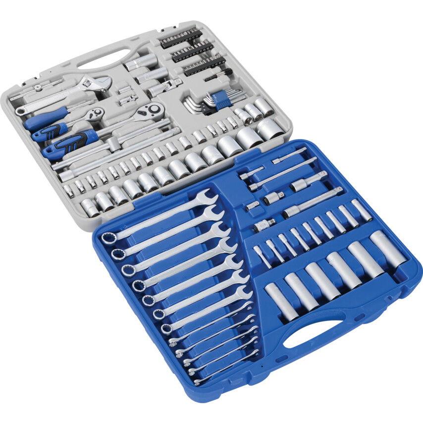 1/4" & 1/2" DUGÓKULCS ÉS KULCS, 120 RÉSZES VEGYES KÉSZLET termék fő termékképe