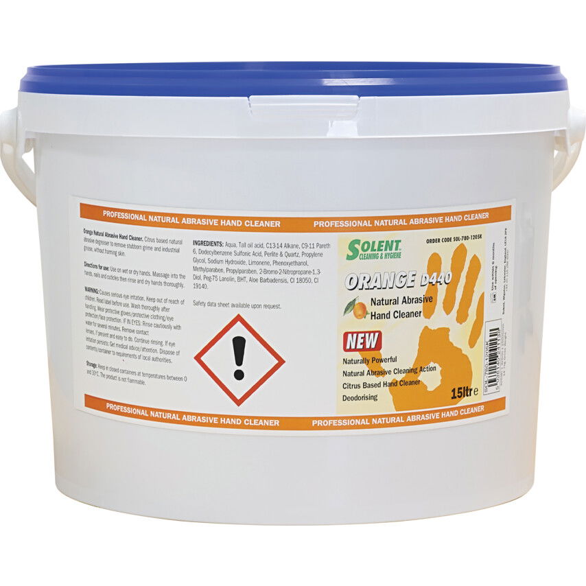 IPARI SZEMCSÉS KÉZMOSÓGÉL NARANCS ILLATTAL 15LTR termék fő termékképe