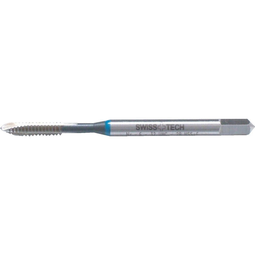 3/8"X16 UNC KÉK GYŰRŰS HSS-EV EGYENES HORNYÚ GÉPI MENETFÚRÓ termék fő termékképe