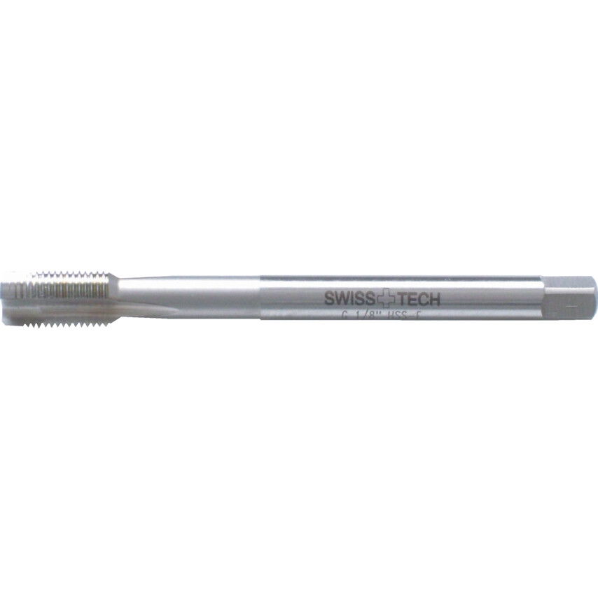 1/8"X28 BSP KÉK GYŰRŰS HSS-EV EGYENES HORNYÚ GÉPI MENETFÚRÓ termék fő termékképe