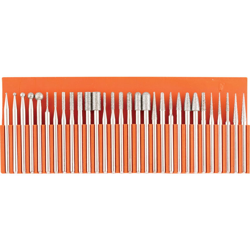 GYÉMÁNT BEVONATÚ TURBÓMARÓ KÉSZLET 3 MM SZÁRRAL 30 DB-OS termék fő termékképe