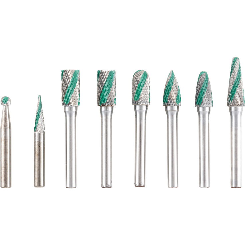 VÁLTAKOZÓ FOGAZÁSÚ TURBÓMARÓ KÉSZLET 6MM-ES SZÁRRAL, 8 DB-OS termék fő termékképe