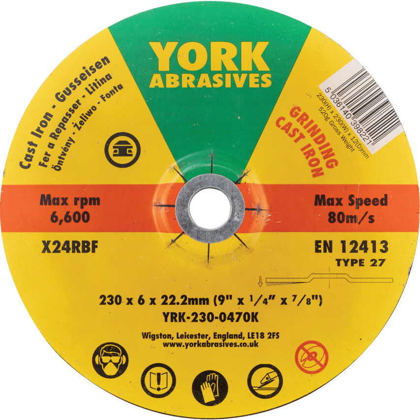 230X3X22.23 A3ORBF VÁGÓKORONG, T42 termék fő termékképe