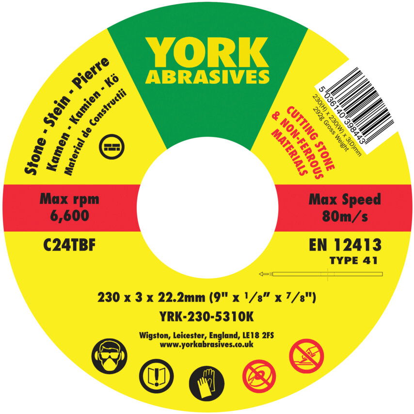 230X3X22.23 C24TBF LAPOS VÁGÓKORONG T41 termék fő termékképe