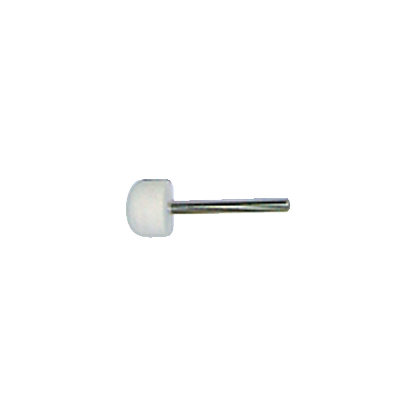 12.70MMX12.70MM GÖMBVÉGŰ POLÍROZÓFILC 3MM SZÁRRAL termék fő termékképe