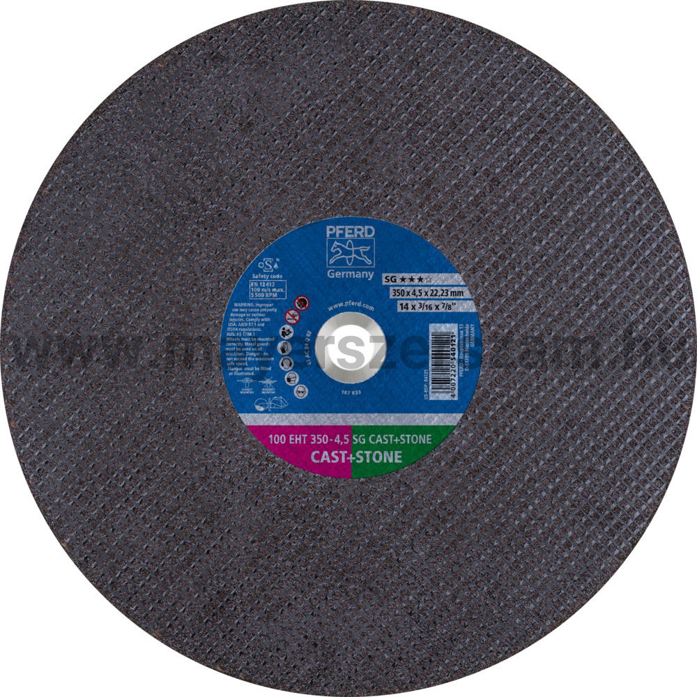 VÁGÓKORONG 100 EHT 350-4,5 SG CAST+STONE/22,2 termék fő termékképe