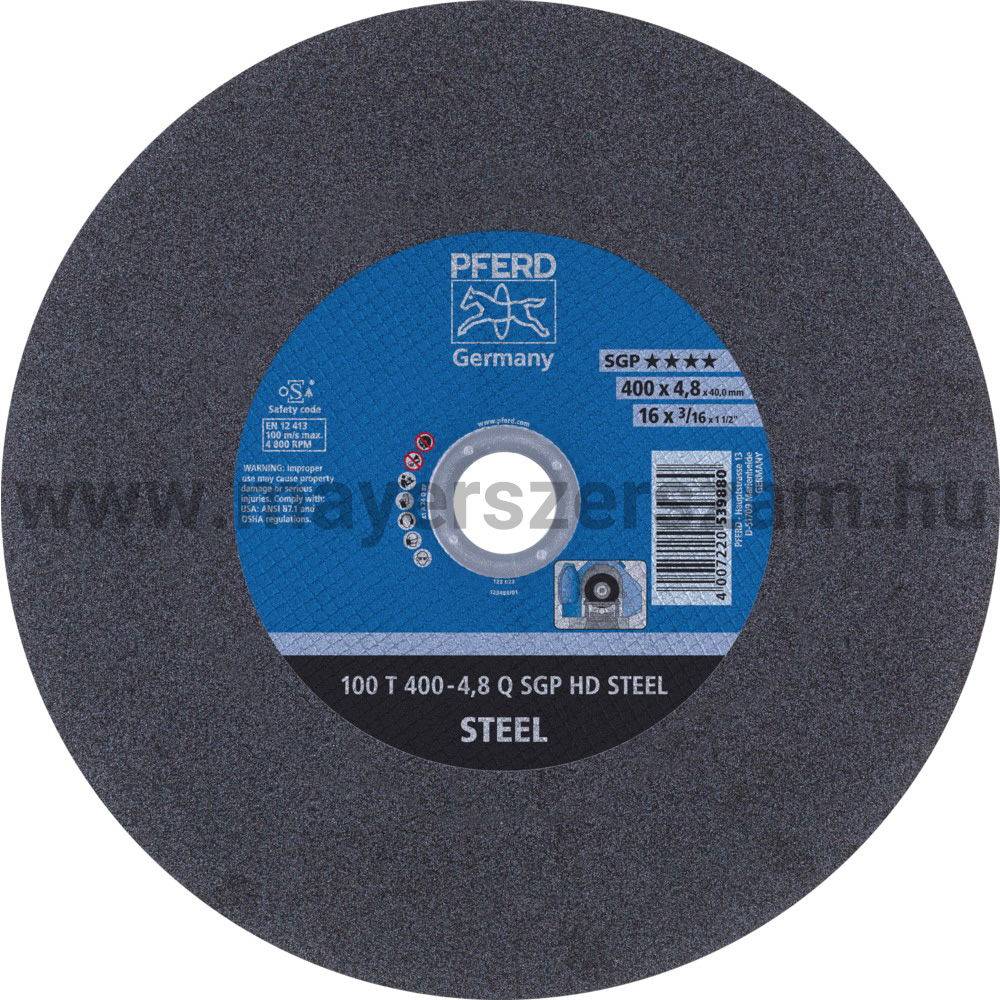 100 T 400-4,8 Q SGP HD STEEL/40,0 termék fő termékképe