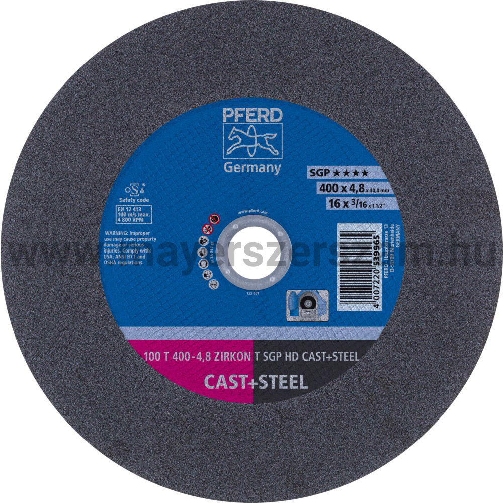 100 T400-4,8 ZIRK T SGP HD CAST+STEEL/40 termék fő termékképe