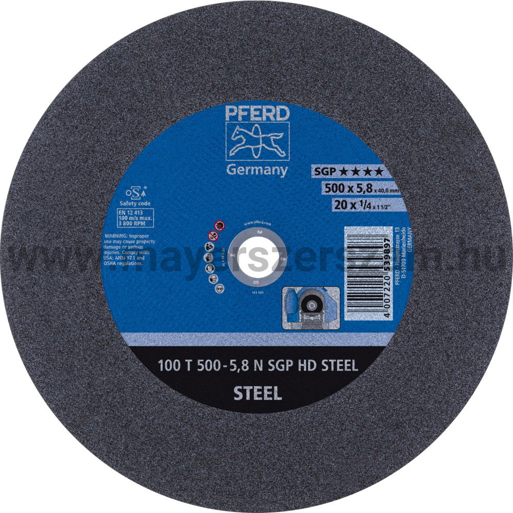 100 T 500-5,8 Q SGP HD STEEL/40,0 termék fő termékképe