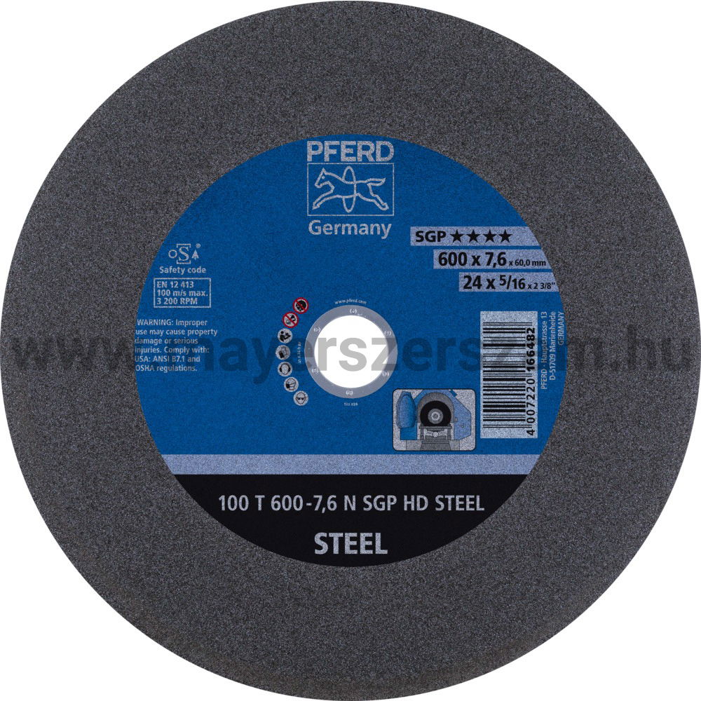 100 T 600-7,6 N SGP HD STEEL/60,0 termék fő termékképe
